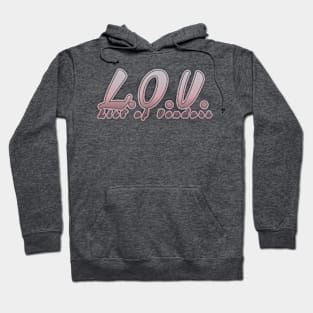 L.O.V. List of Vendors meme Hoodie